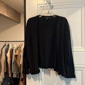 Ann Taylor women’s black shrug sweater size XL